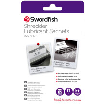 Shredder Oil Lubrication Sachets - Suitable for all Paper Shredders (Pack of 12) ref 40015