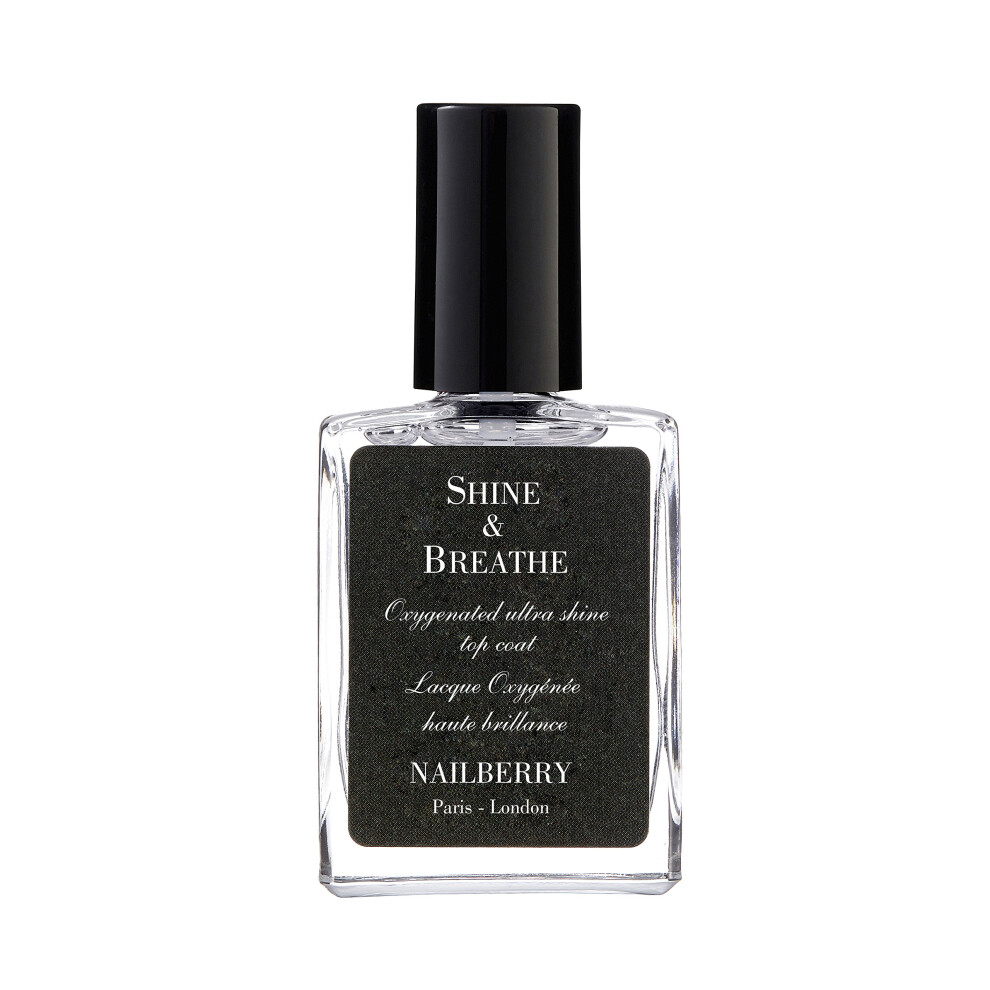 Shine & Breathe Oxygenated Top Coat 15 ml | Boosts the Vibrancy, Shine and Staying Power of your Polish