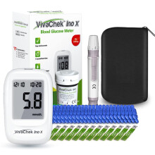 Vivachek Diabetes Test Kit, Blood Sugar Tester with Ketone and Hypo Warning, ???????????? ????????????????????????????????, 900 Memory, Blood Glucose
