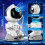Astronaut Galaxy Star Projector Light - Starry Night Light Spaceman Light with 8 Nebula Modes, Remote Control & USB Powered 360 Adjustable Space 3