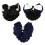 Net Mesh Hair Clip Elastic Bun Cover Hair Snood with Bow Hair Clip Bun Cover for Women Girls, 3PCS(Mixed Color) 1