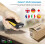 Bluetooth Mini Barcode Scanner 2.4G Wireless Compatible, Small Pocket USB 1D 2D QR Code Scanner for PC POS, Bar Code Image Reader for Tablet iPhone 2