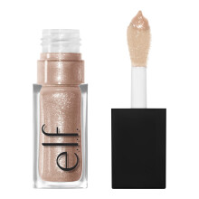 e.l.f. Glow Reviver Lip Oil Nourishing and Hydrating with High-Shine Glimmer Finish & Sheer Wash Of Color Minty Scent Non-Sticky Vegan & Crue