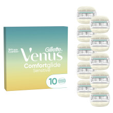 Venus ComfortGlide Sensitive 10 Razor Blades, Venus Razors for Women Refill, 5 Blade Refills for Venus Womens Razors, Ladies Razors Sensitive Skin,