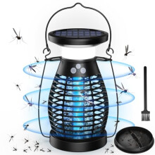 Mosquito Killer Lamp, Electric Fly Killer Fly Zapper 2 in 1 Flies Trap, UV Mosquito Killer Fly Catcher 360 Bug Zapper, USB Rechargeable Safe Insect