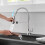 Kitchen Taps with Pull Out Spray Chrome Kitchen Mixer Taps 1 Hole Commercial Pull Down Kitchen Tap with Pull Out Hose Spring Kitchen Faucet 2