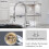 Kitchen Taps with Pull Out Spray Chrome Kitchen Mixer Taps 1 Hole Commercial Pull Down Kitchen Tap with Pull Out Hose Spring Kitchen Faucet 6