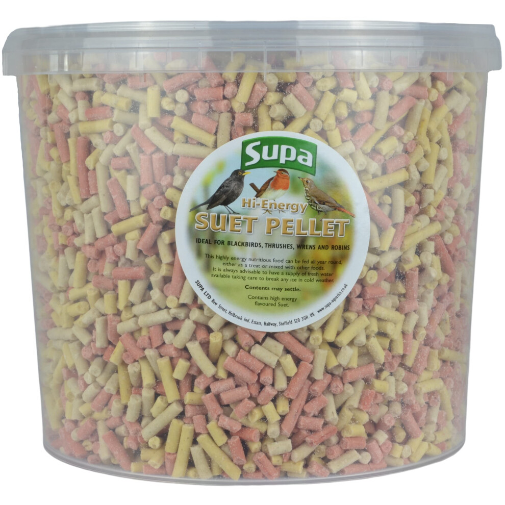 Mixed Suet Pellets For Wild Birds, 5 Litre Bucket | High Energy Protein Rich Treat For Garden Birds | Attract More Birds To Your Garden | Quality Wild