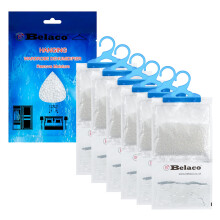 Set of 6 Hanging Dehumidifier, 230g Moisture Absorber, Dehumidifier for home, Ideal to eliminate damp & Condensation Bedroom, Wardrobe, Kitchen,