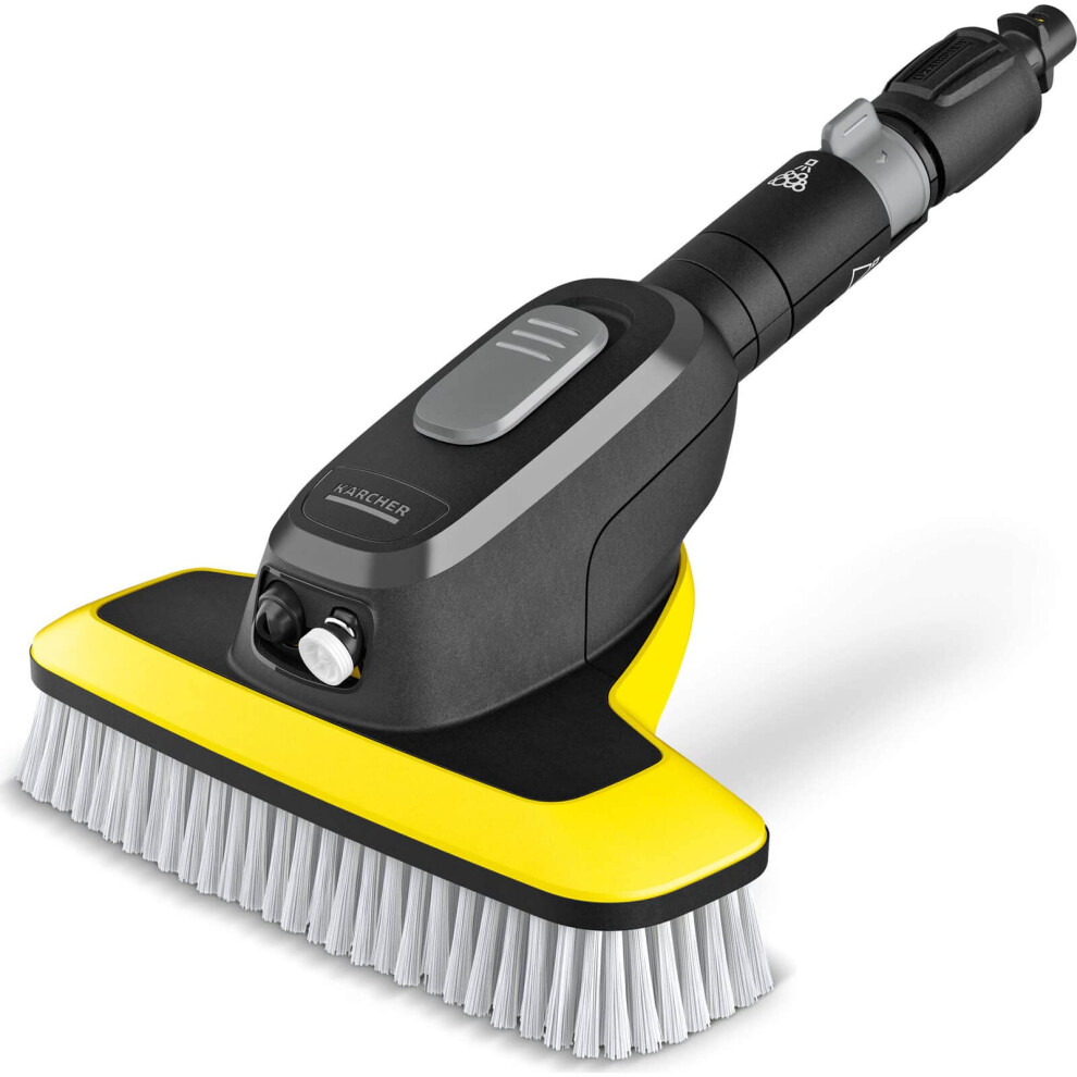 WB 7 Plus 3-in-1 Corded Electric Wash Brush, 3 Functions: Foam Jet, High-Pressure Flat Spray Nozzle, Soft Brush, Original Accessory for Kärcher