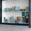 Denby - Elements Medium Blue Plates Set of 4 - Dishwasher Microwave Safe Crockery 22cm - Blue, White Ceramic Stoneware Tableware - Chip & Crack Resistant 8