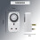 Mini 24 Hour Segment Timer Switch - Energy Saver Timer Standard Size - Hour Plug-in Timer Socket Set - 240v 3 Pin Plug with Programmable Time 3