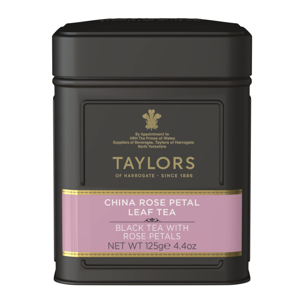 Taylors Of Harrogate China Rose Petal Loose Leaf Tea 125G (1 X Caddy)