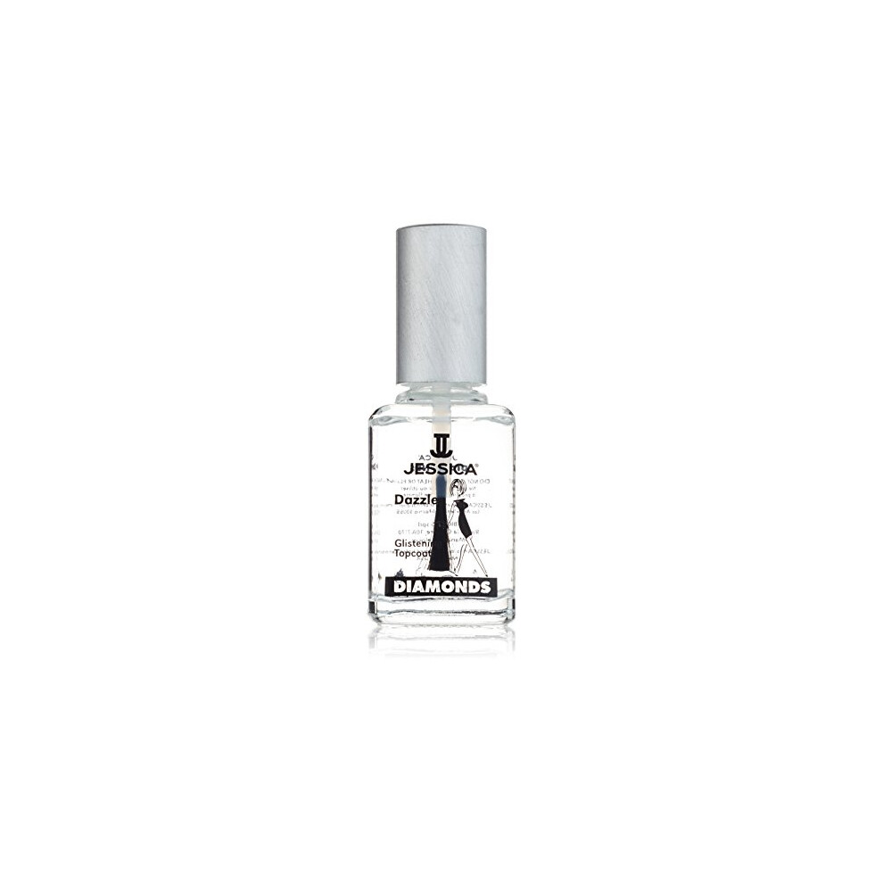 Diamonds Dazzle Glistening Nail Polish Top Coat, 14.8 Ml