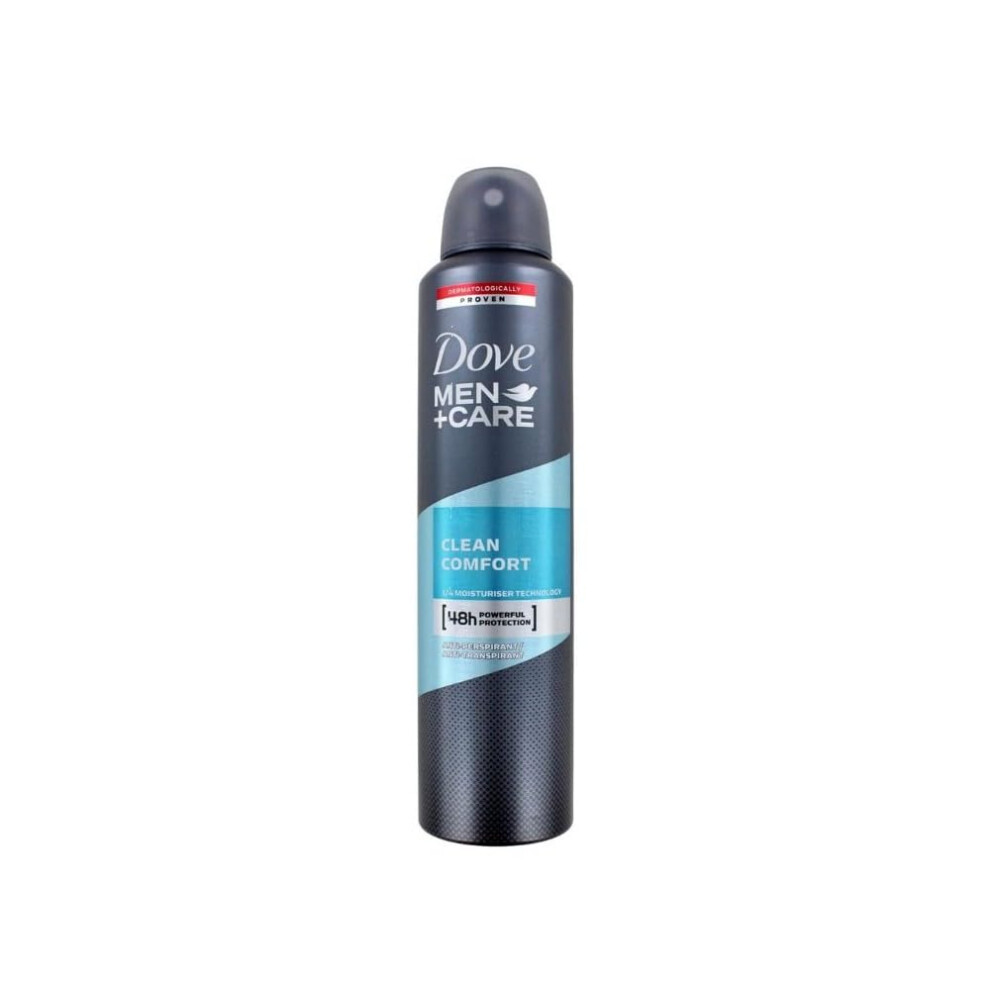 Men+Care Antiperspirant Aerosol Clean Comfort (6 x 250ml)