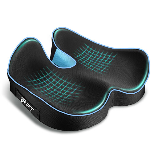 Seat Cushion, Coccyx Cushion for Tailbone Pain, Sciatica Pain, Coccyx Pain and Lower Back Support, Memory Foam Seat Cushion for Office Chair, Desk