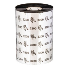 Oplaadbare inktlint voor Zebra 3200 printer - Thermisch transfer - 57mm x 74m - Zwart