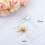 Wedding Flower Hair Pins Pearl Bride Headpiece Bridal Crystal Hair Pieces Accessories for Women, 3 Pcs (Gold) 3