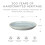 Denby - Halo Speckle Medium Plates Set of 2 - Grey, Neutral Patterned Coupe Dishwasher Microwave Safe Crockery 21cm - Glazed Ceramic Stoneware Tableware - 5