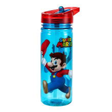 Super Mario 580ml Water Bottle for Kids School Drinks Bottle Made of Durable Ecozen Reusable BPA Free