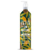 500ml Metal Bottle Natural Shea & Argan Conditioner, Moisturising for Curly Hair & Dry Scalp, Vegan & Cruelty Free, No SLS, Silicones or Parabens