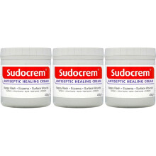 THREE PACKS of Sudocrem Antiseptic Cream 400g Tubs