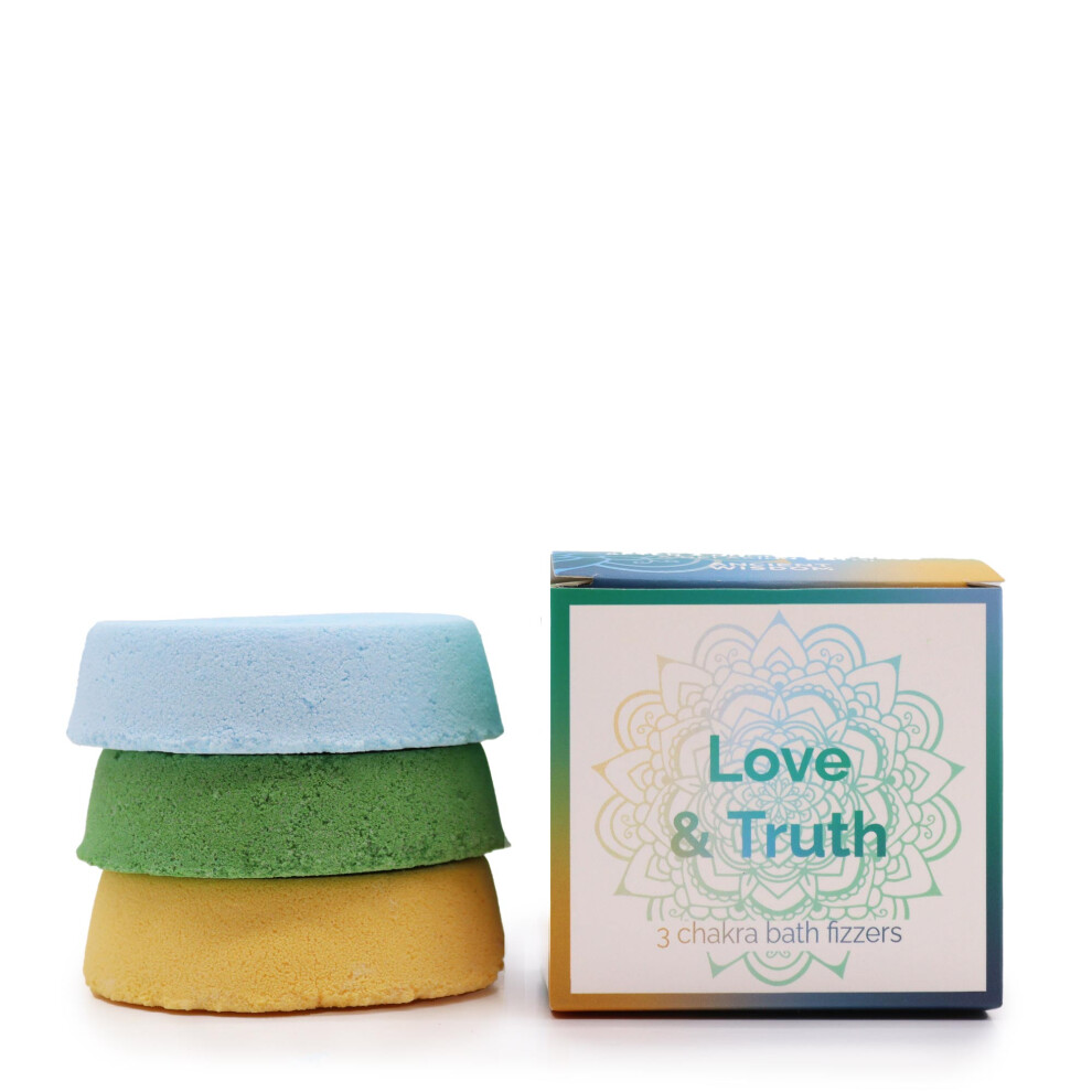 Chakra Bath Fizz Small box Love & Truth Chakra Bath Fizzers Sets