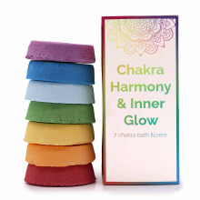 Chakra Bath Fizz Large Box Chakra Harmony & Inner Glow Chakra Bath Fizzers Sets