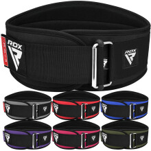 Weight Lifting Belt AUTO LOCK, 6.5” Padded Back Support, Men Women Gym Fitness Bodybuilding Powerlifting Weightlifting Workout, Deadlift Squat, Pro