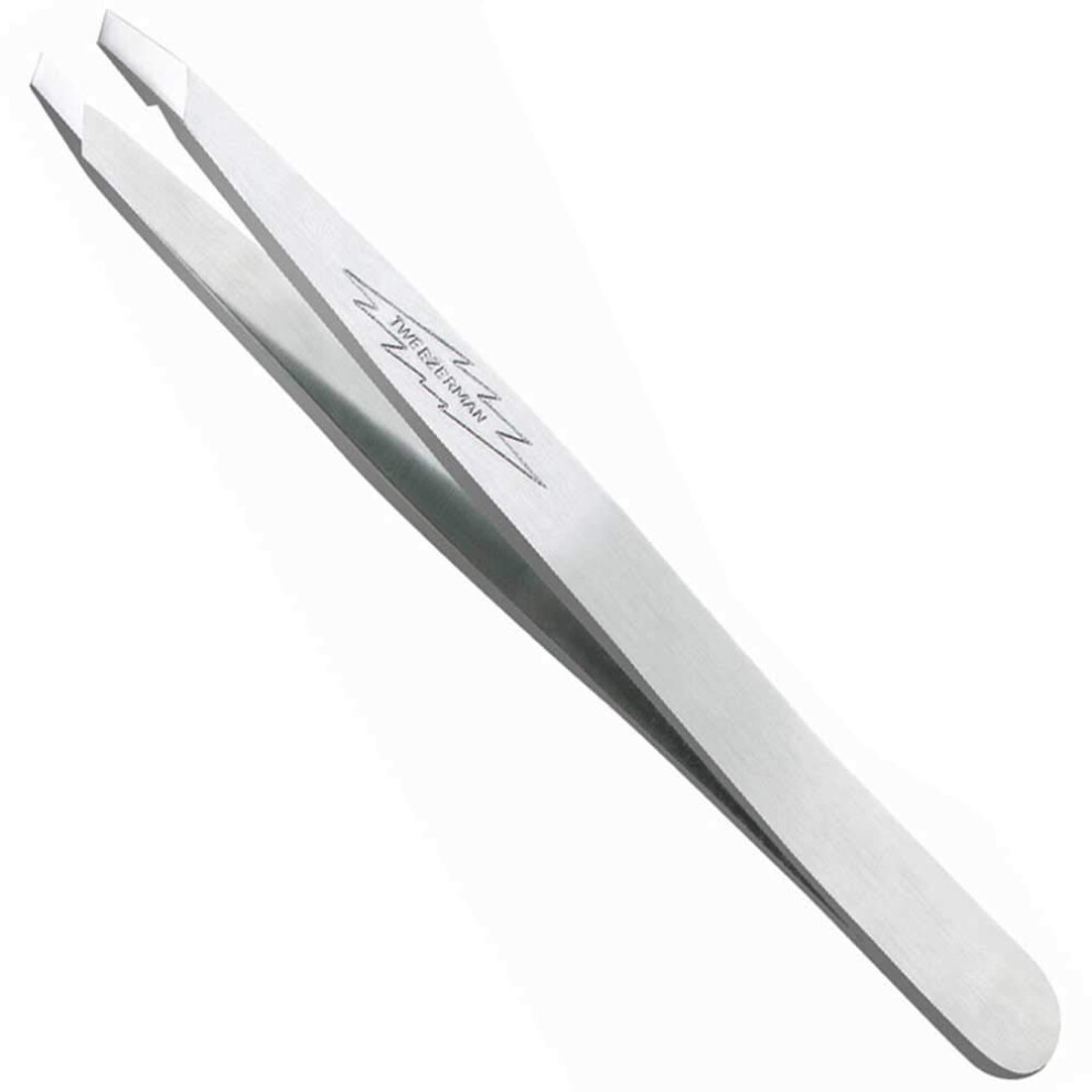 Slant Tweezer Classic Stainless Steel