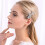Clear Rhinestone Hair Clips, 3 PCS Crystal Bobby Pins Bride Sparkly Hairpins Silver Shiny Hair Slides Headwears Accessories for Women Girls and 3