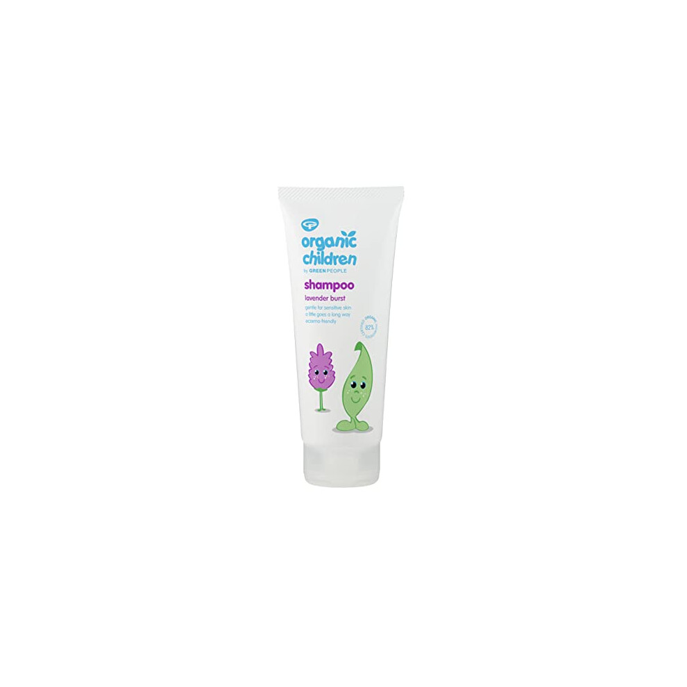 Organic Children Lavender Burst Shampoo 200ml | Natural & Organic Shampoo for Kids & Toddlers | Eczema-Friendly & Gentle on Sensitive Skin | SLS Free