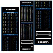 MAT38 | Non Slip Carpet Dart Mat with Checkout Design, Wide, Blue, 290cm x 80cm
