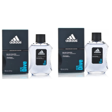 (2 x 100ml Ice Dive) Adidas 2 x 100ml Eau de Toilette Spray