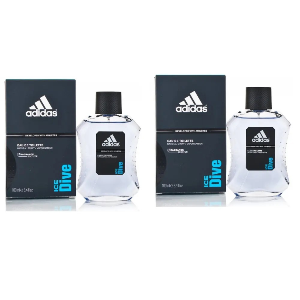 (2 X 100ml Ice Dive) Adidas 2 X 100ml Eau De Toilette Spray