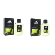 (2 x 100ml Pure Game) Adidas 2 x 100ml Eau de Toilette Spray