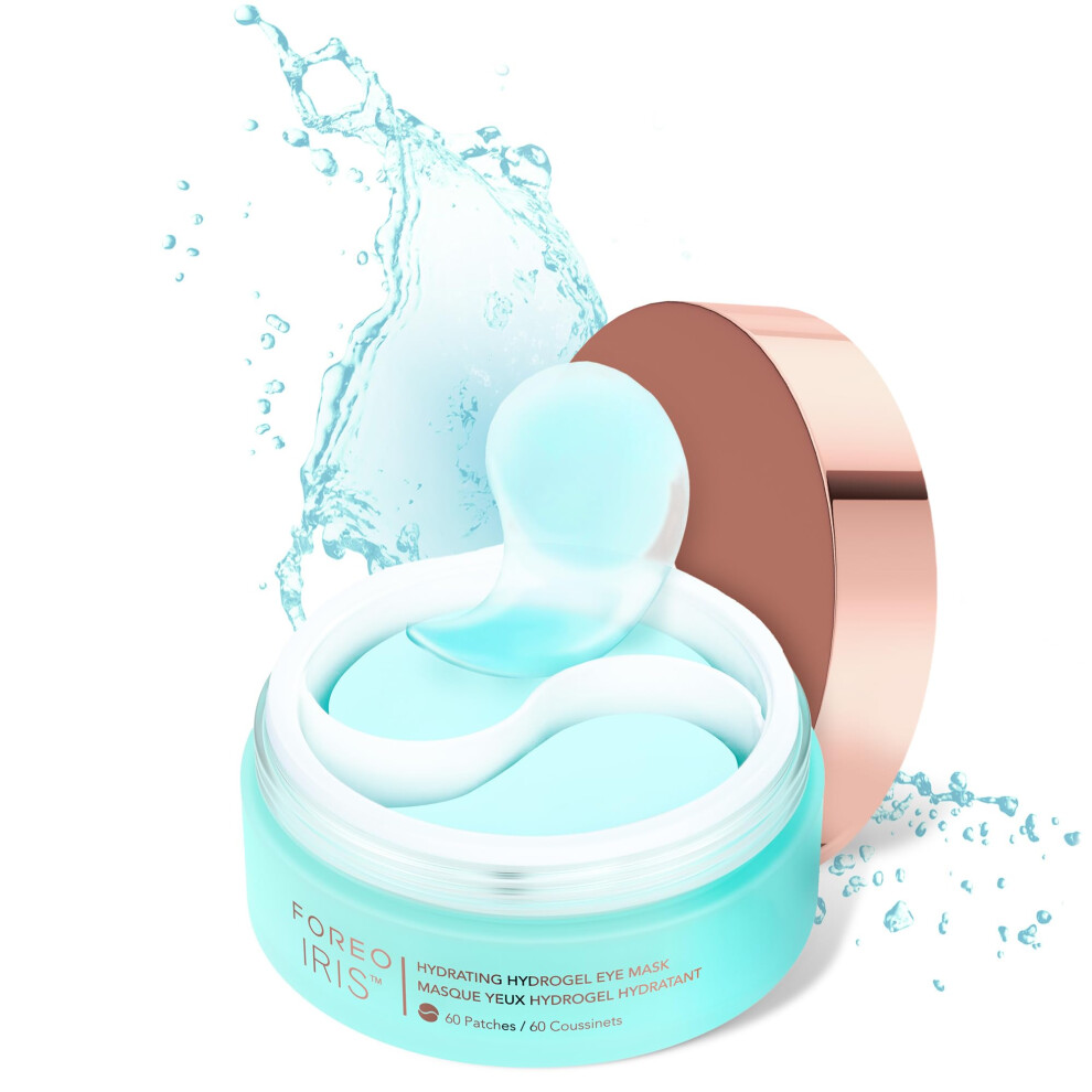 Foreo Iris Under Eye Patches - Dark Circles Under Eye Treatment Women & Men - Eye Patches Skincare - Hydrating Gel Eye Mask - Collagen - Vitamin C & Vitamin