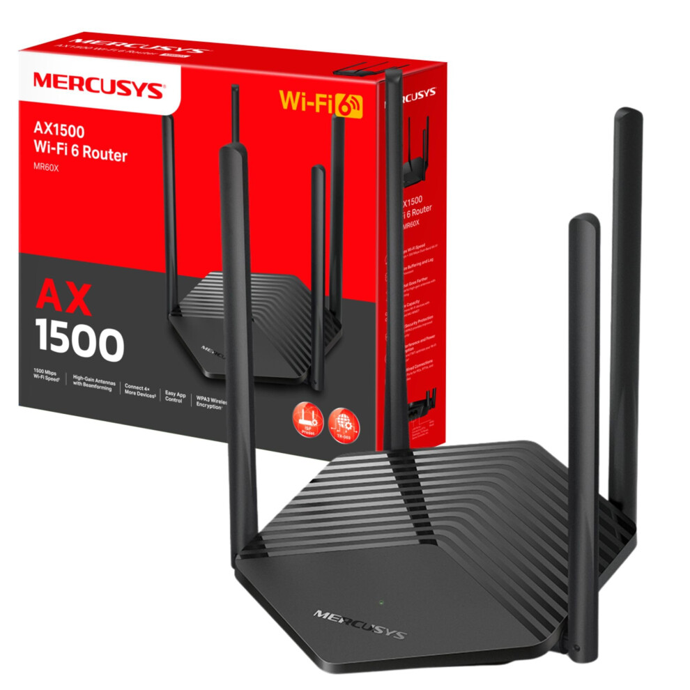 Mercusys MR60X AX1500 Dual-Band Wi-Fi 6 Router - Image 9