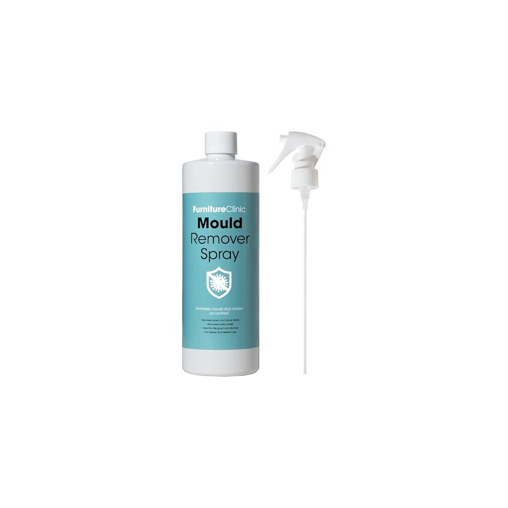 Mould Remover Spray - Indoor Cleaning of Bathroom Walls, Shower Tiles, Ceilings - Mildew & Mould Killer - Mould Spray & Stain Cleaner for Spore