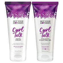 Not Your Mother's Curl Talk Frizz Control Sculpting Gel & Defining Cream (2 kpl) - 6 fl unssia - Valmistettu Rice Curl Complexista - Kaikki kiharatyy