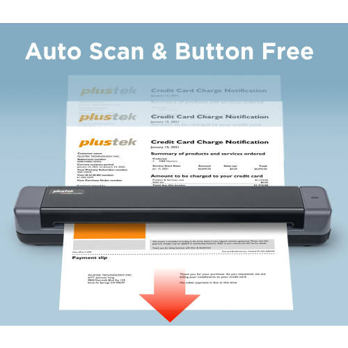 S410 Plus - Small USB Portable Sheet-Fed A4 Document Scanner for Windows 7 / 8 / 10 / 11 , OCR Software Include 2
