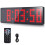 13.2'' Gym Timer, Gym Clock, Large LED Digital Wall Clock, 12/24H Modes, Interval Timer Clocks With Stopwatch, Training Timer With Remote Control For 1