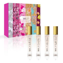 Unique Premium Womens Perfume Gift Set, Vanilla Candy, Sweet Pea, White Blossom, Truffle Cream, Eau De Toilette with Long Lasting Fragrance - Travel