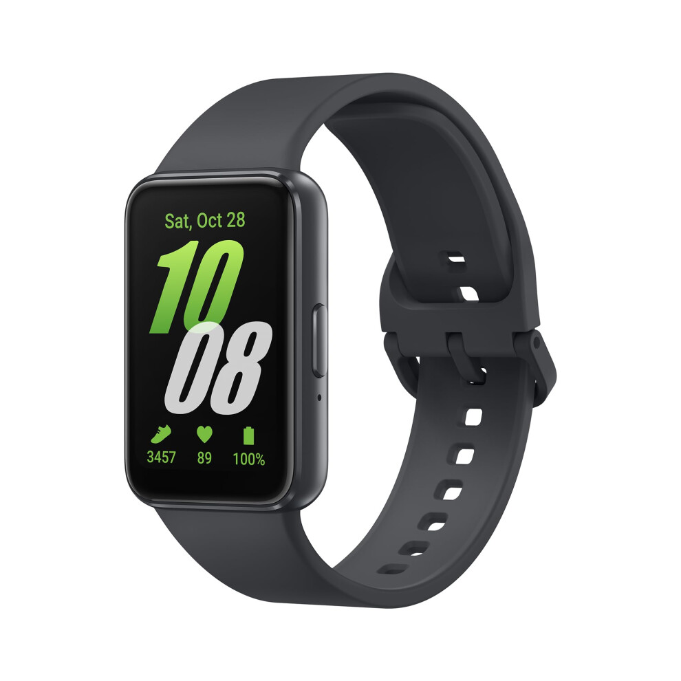 Galaxy Fit3, Smart Watch, Fitness Tracker, Health Monitoring, 3 Year Manufacturer Extended Warranty (Uk Version) Black 8806095894034