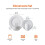 Amazon 16-Piece Dinnerware Set, Service for 4, AB-grade porcelain, White 7
