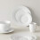 Amazon 16-Piece Dinnerware Set, Service for 4, AB-grade porcelain, White 8