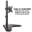 Monitor Mounts - Multi Arm Stands for 1 2 3 or 4 Computer Screens Single Twin Triple Quad (Single) 5