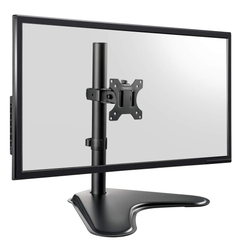 Monitor Mounts - Multi Arm Stands for 1 2 3 or 4 Computer Screens Single Twin Triple Quad (Single)
