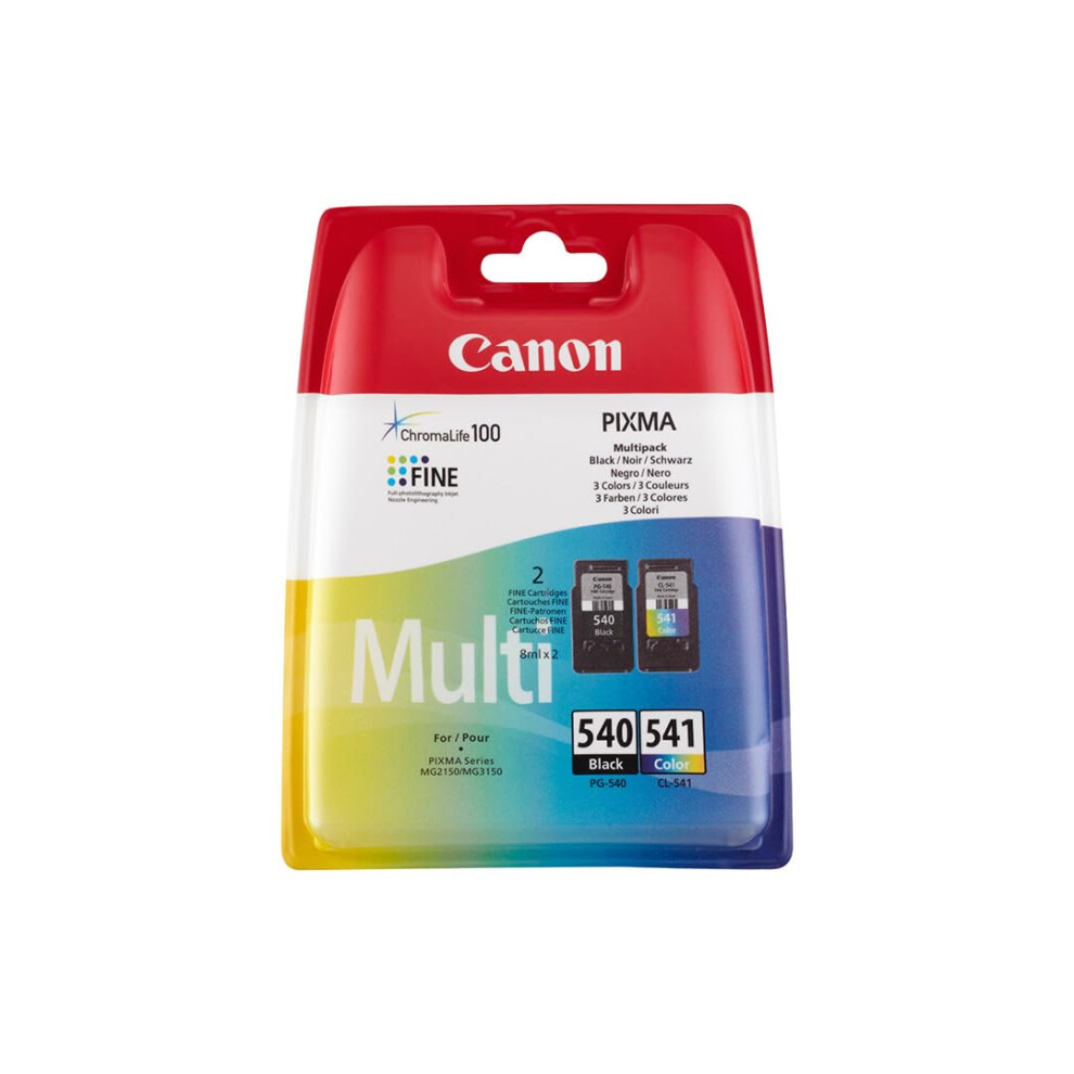 PG-540/Cl-541 CMYK Multi Pack Ink Cartridges - Discontinued