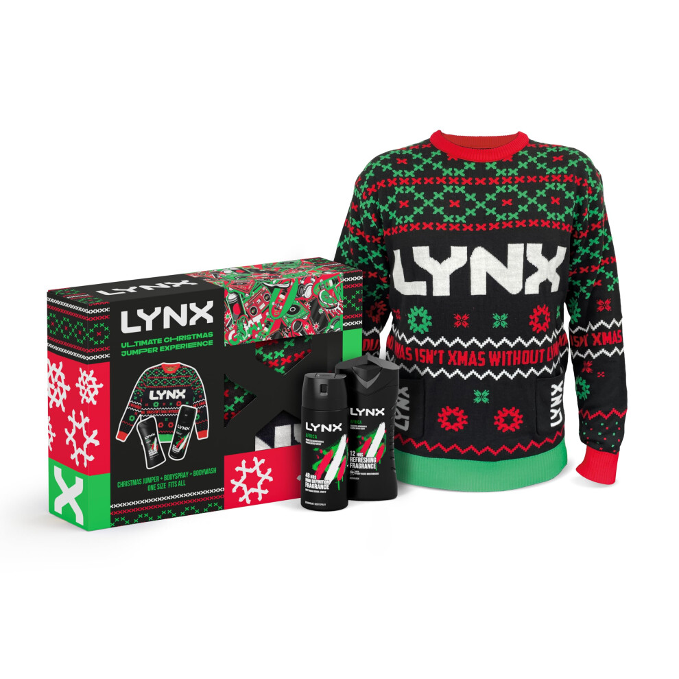 Ultimate Christmas Jumper Deodorant Gift Set Body Wash & Body Spray Christmas gifts for him 2 piece